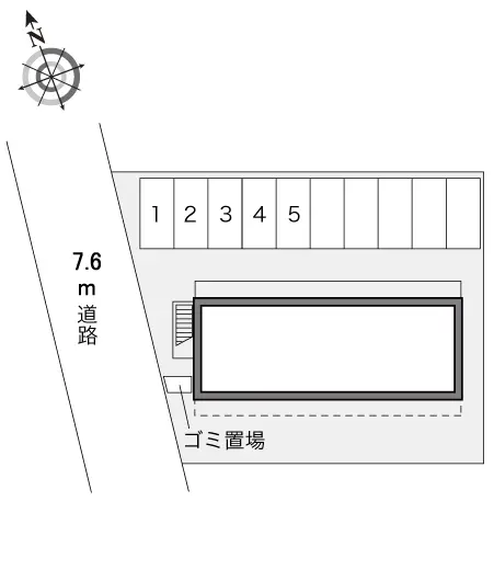 ★手数料０円★厚木市戸室１丁目　月極駐車場（LP）